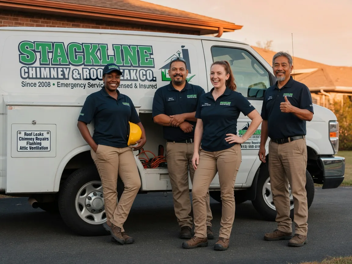 Chimney flashing repair company in Mayflower, AR